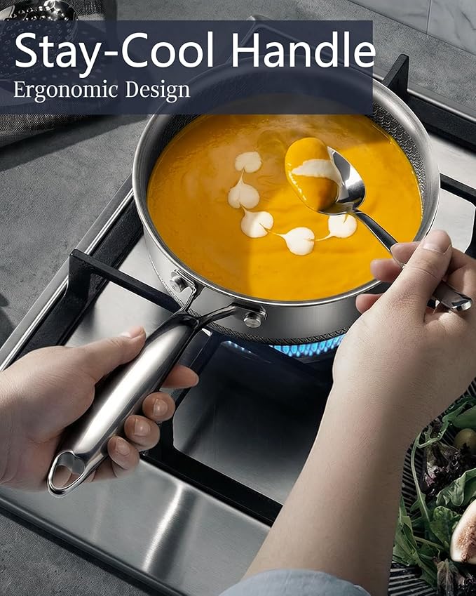 USELUCK Nonstick 2-QT Saucepan