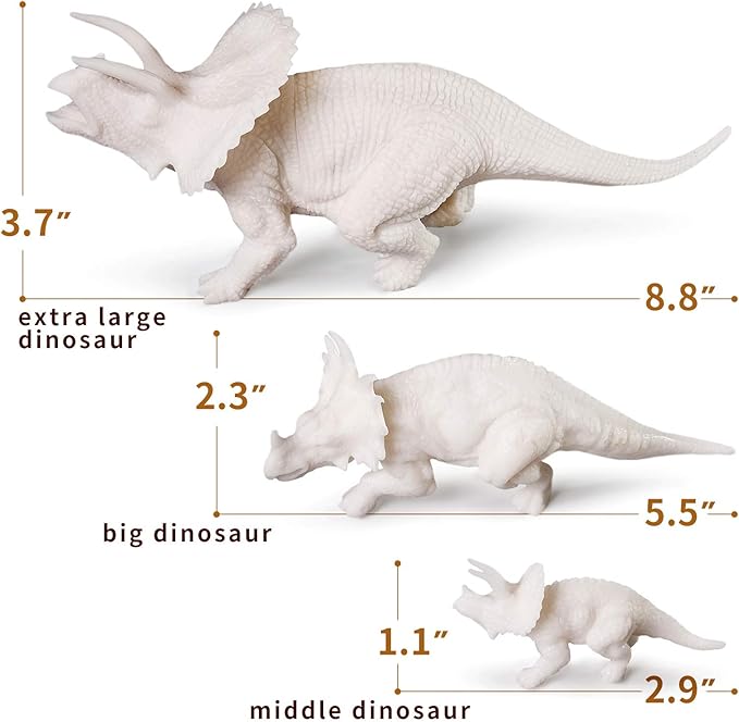 3D Dinosaurs Painting Kit with 12 Dinos for Kids Age 3-15, Arts and Crafts Kits Drawing Toys with Dinosaurs Set Creativity Gifts for Boys and Girls