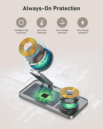 VBA 3 in 1 Wireless Charging Station