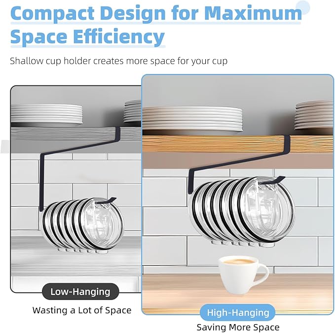 Tumbler Lid Organizer, 2 Pack for Yeti Lid Organizer, Space Saving Water Bottle
