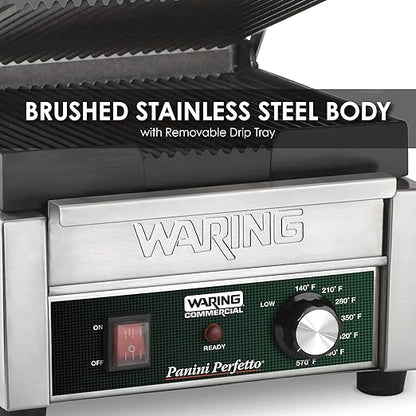 Waring Commercial WPG150 Compact Italian-Style Panini Grill