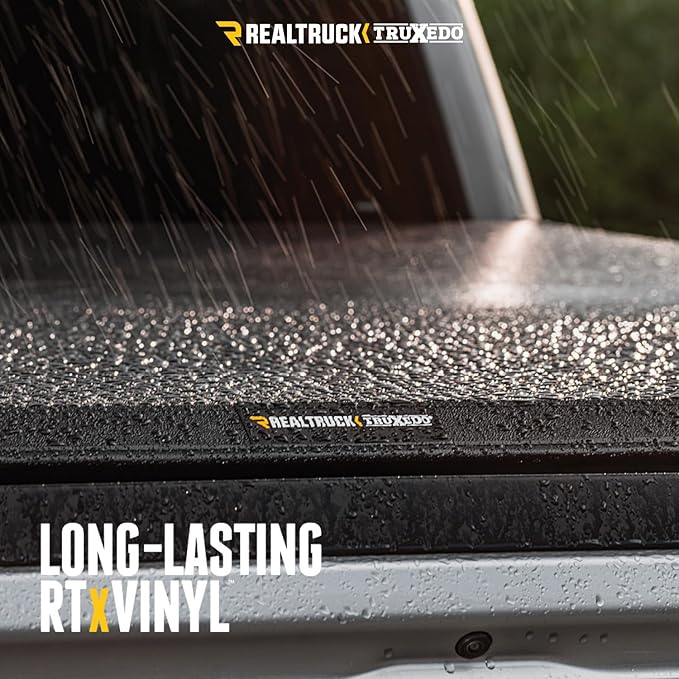 RealTruck TruXedo TruXport Soft Roll Up Truck Bed Tonneau Cover | 272401 | Fits 2019-2025 Chevy/GMC Silverado/Sierra, w/MultiPro/Flex Tailgate (Will not fit Carbon Pro Bed) 5' 10" Bed (69.9")