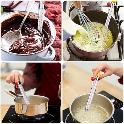 LABO Candy Thermometer, Analog Glass Thermometer