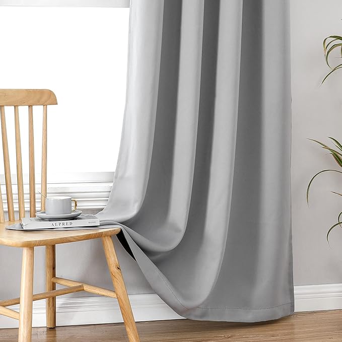 ChrisDowa 100% Blackout Curtains