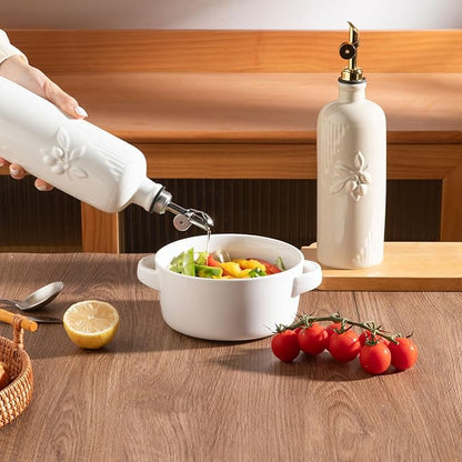 Sweejar Ceramic Olive Oil Dispenser Bottle