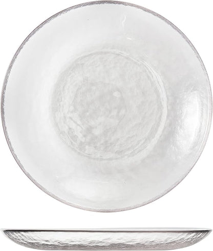 Fortessa Los Cabos Glass Dinnerware Collection, Salad Plate (Set of 4), 8 Inch, Clear