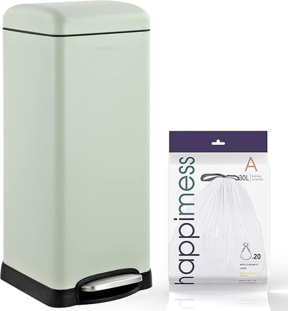 happimess HPM1007E Betty Retro 8-Gallon Step-Open Trash Can