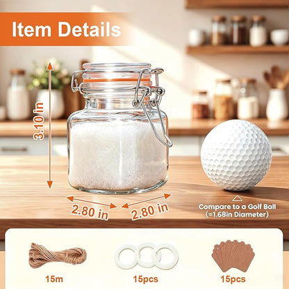 Flrolove 4oz Small Spice Jars