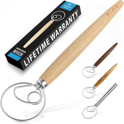 Zulay Kitchen 13-Inch Danish Dough Whisk