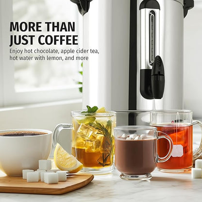 Zulay Commercial Grade 100 Cup Coffee Maker Hot Water Urn