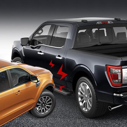 COMNOVA 6.5 Inches Ram 1500 Running Boards Compatible with 2019-2026 Ram 1500 Crew Cab (excl. Classic/2500/3500), Running Boards & Steps with Honeycomb Step Pad.