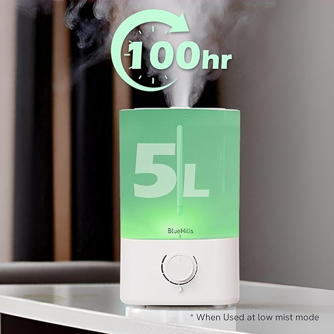 BlueHills Premium 5000 ML XL Essential Oil Diffuser Humidifier Large Room Huge