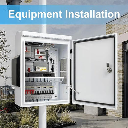 Outdoor Electrical Box with Thermostat and Fan, Cold-Rolled Steel Plate