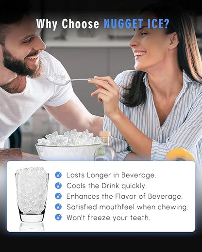 Maksone Countertop Nugget Ice Maker