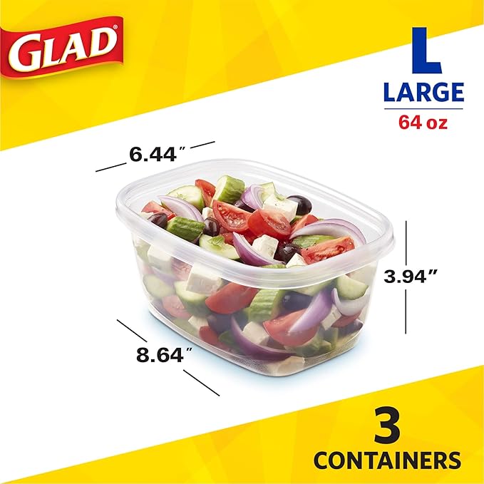 Glad GladWare Deep Dish Food Storage Containers