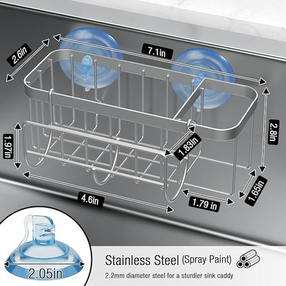 3-in-1 Kitchen Sink Caddy Organizer
