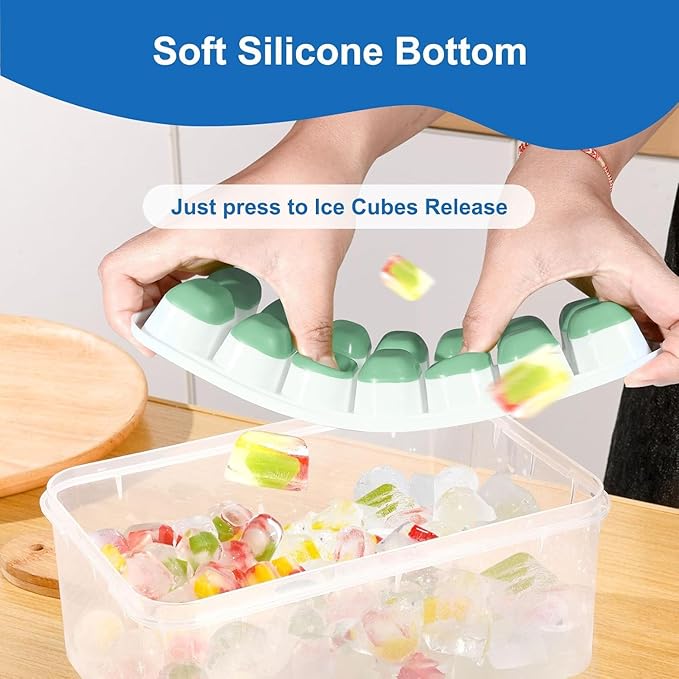 Ice Cube Tray, Ice Cube Trays for Freezer 5 Pack