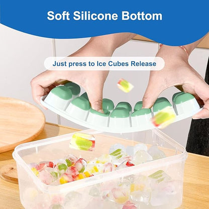 Ice Cube Tray, Ice Cube Trays for Freezer 5 Pack