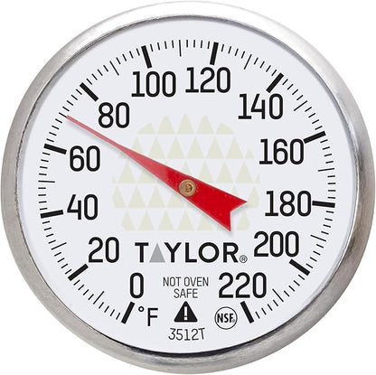 Taylor Instant Read Analog Meat Food Grill BBQ Cooking Kitchen Thermometer
