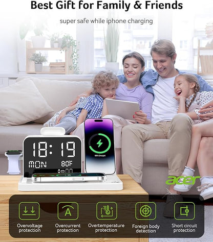 Acer 7-in-1 Wireless Charging Station - 30W Fast Wireless Charger