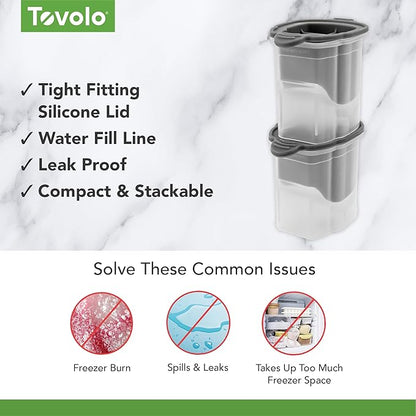 Tovolo Skull Ice Cube Mold Pack of 2 Craft Ice Molds