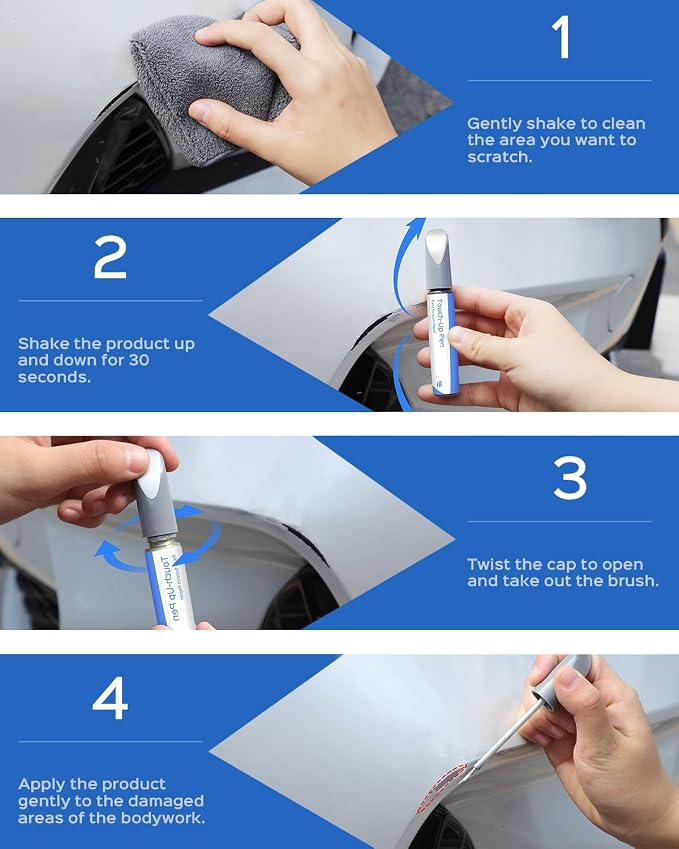 41V Soul Red Metallic Tricoat Touch Up Paint Compatible with Mazda Exact Match Chips and Nicks Touch Up
