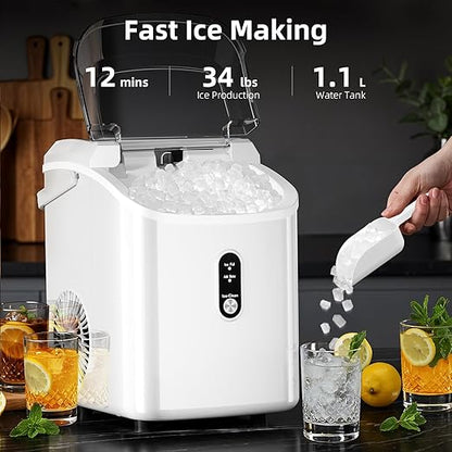 Antarctic Star Nugget Ice Maker Countertop