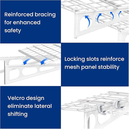LEXIMOUNTS 2-Pack 2x4ft Garage Shelving
