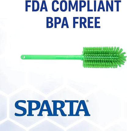 SPARTA Scrub Brush Bottle Brush, Dishwasher Safe Brush