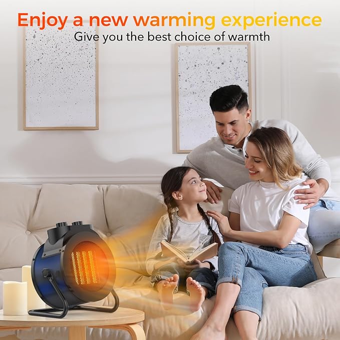 Space Heaters for Indoor Use, 1500W PTC Electric Heater