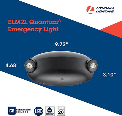 Lithonia Lighting ELM2L B M12 Quantum LED Emergency Light, Manual Testing