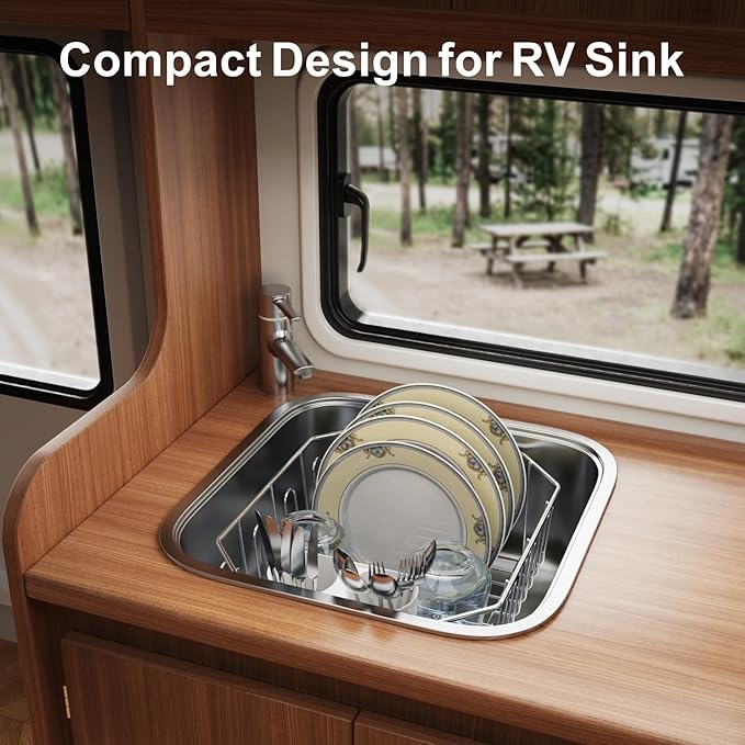 GSlife Small in Sink Dish Drying Rack