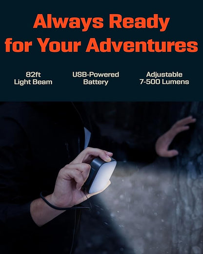PREPARED4X Camping Lantern - Hanging Lantern w/ Bright & Warm Adjustable Lighting - Emergency Lantern w/ USB-C Charging Port - Rechargeable Camping Light for Power Outage, Tent, Outdoor, Hiking, Camp