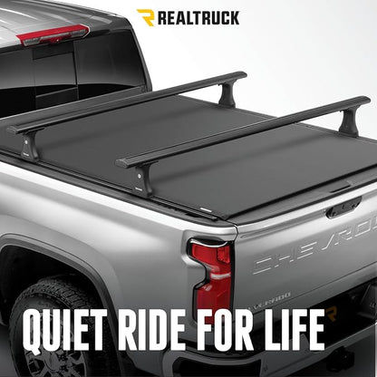RealTruck TruXedo Pro X15 TS Soft Roll Up Truck Bed Tonneau Cover | 1285916 | Fits 2019-2025 Ram 1500 (w/o Multifunction Tailgate) 5' 7" Bed (68.4")