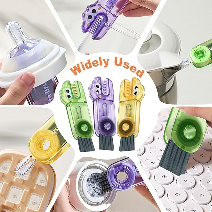 3 in 1 Cup Lid Cleaning Brush, Gap Cleaner Brushs
