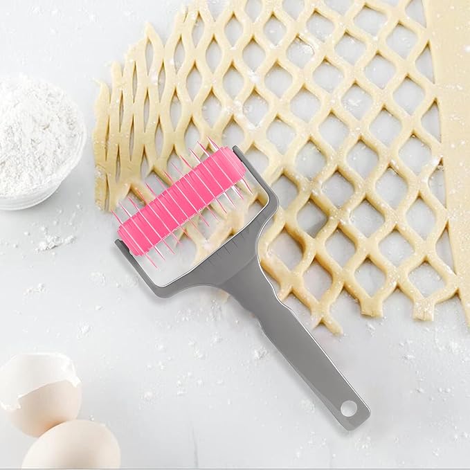 Pastry Lattice Roller Cutter, Pastry Cutter Roller DIY Baking Tool