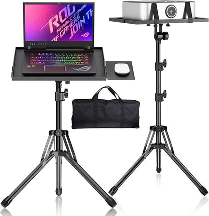 Projector Stand Tripod, Adjustable Height 26 to 56 Inch Laptop Tripod, Laptop