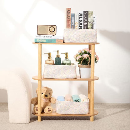 MiniArk Small Storage Baskets for Organizing | Closet Organizer Bins | Shelf