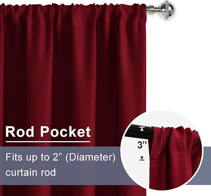 JIUZHEN Christmas Blackout Curtains