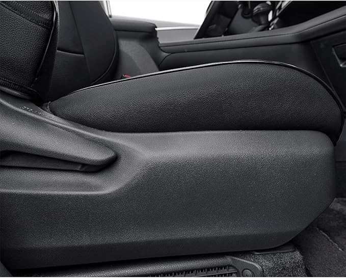 EKR Sienna Seat Covers for Toyota Sienna XLE,XSE,7-Passenger Seating,2nd Row Captain Chairs 2021-2026,Front Seat and Rear Seat,Black Car Seat Covers- 1st and 2nd Row Only, Leather(Black)