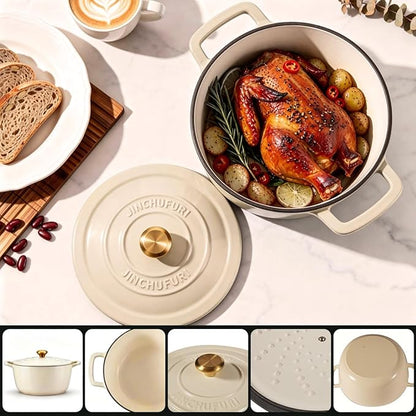 Enameled Cast Iron Dutch Oven