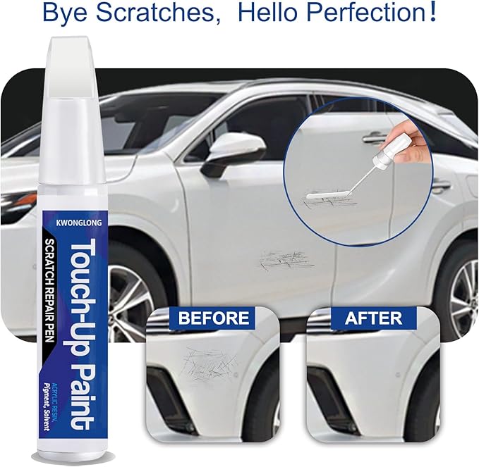 3R1 Matador Red Mica Car Touch-Up Paint for Lexus RCF LC500, 2-in-1 Car Paint Scratch Repair Kit, Quick & Easy Solution to Repair