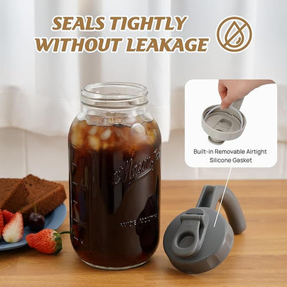 Soligt Glass Mason Jar Pitcher