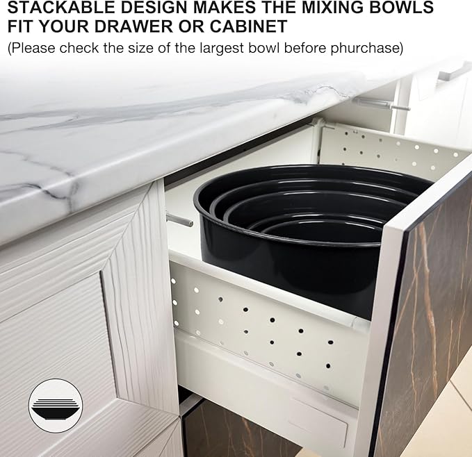 Greentainer Plastic Mixing Bowls