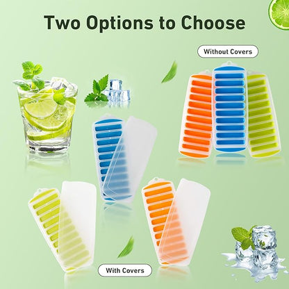 Lily's Home Silicone Narrow Ice Stick Cube Trays