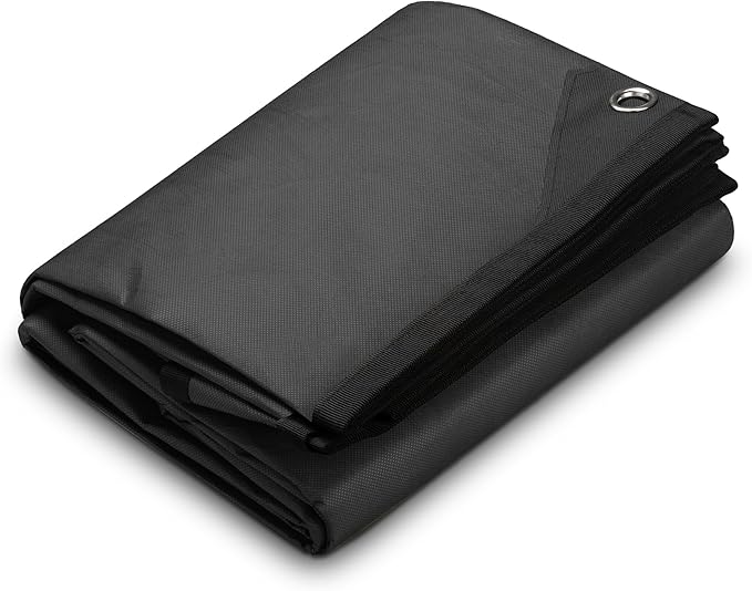 Arcturus XL Survival Tarp - Insulated Reflective Thermal Camping Tarp - 8.5' x 12' (Black)
