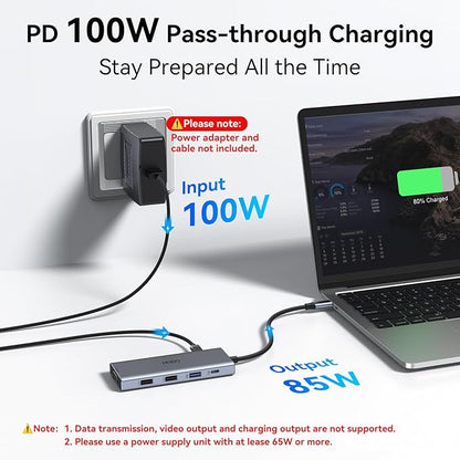 HODO USB C Docking Station Dual Monitor Adapter