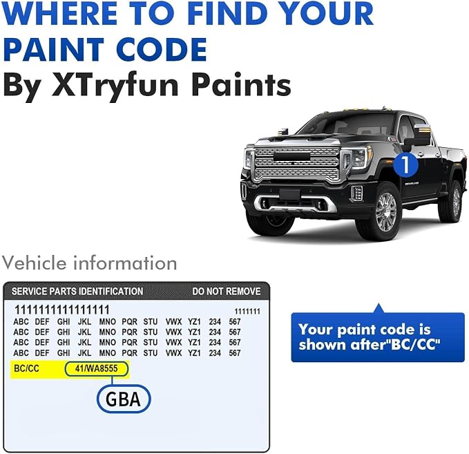 Satin Steel Metallic G9K/WA464C Touch Up Paint Compatible with GMC, DIY Car Paint Scratch Repair, Automotive Paints, Quick & Easy Fix Scratch Repair for Sierra/Terrain/Yukon/Acadia/Canyon