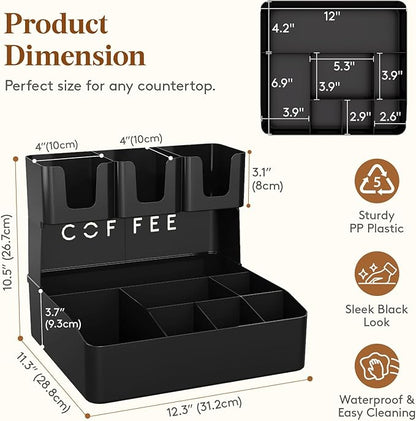 Lifewit 2-tier Coffee Station Organizer Caddy