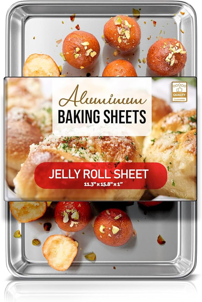 Eatex Aluminum Baking Sheet, Steel Cookie Sheet, 15” x 10” Baking Pan, Warp
